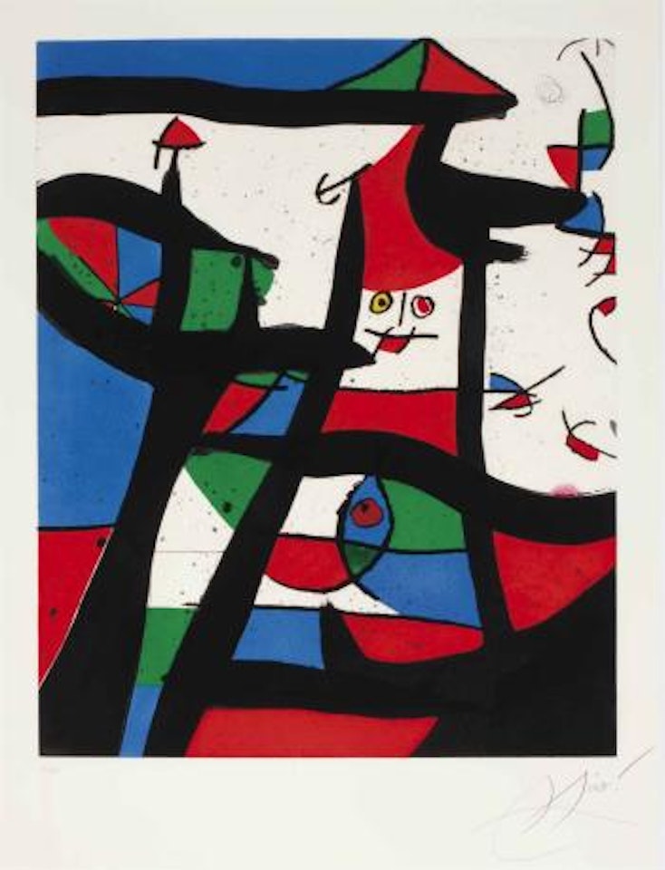 Dans le Grenier à Sel (D. 760) by Joan Miró