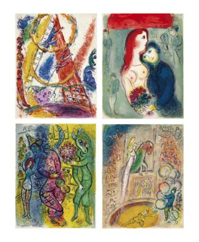 Cirque, Tériade Editeur, Paris (M. 490-527; C. books 68) by Marc Chagall
