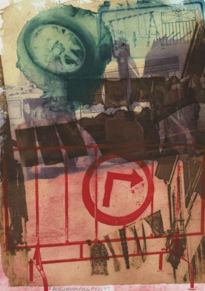 Storyline, from Ground Rules by Robert Rauschenberg