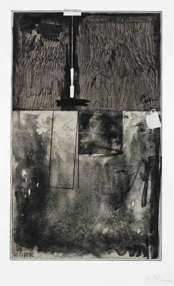 Zone Black State (G. 355; ULAE 106) by Jasper Johns