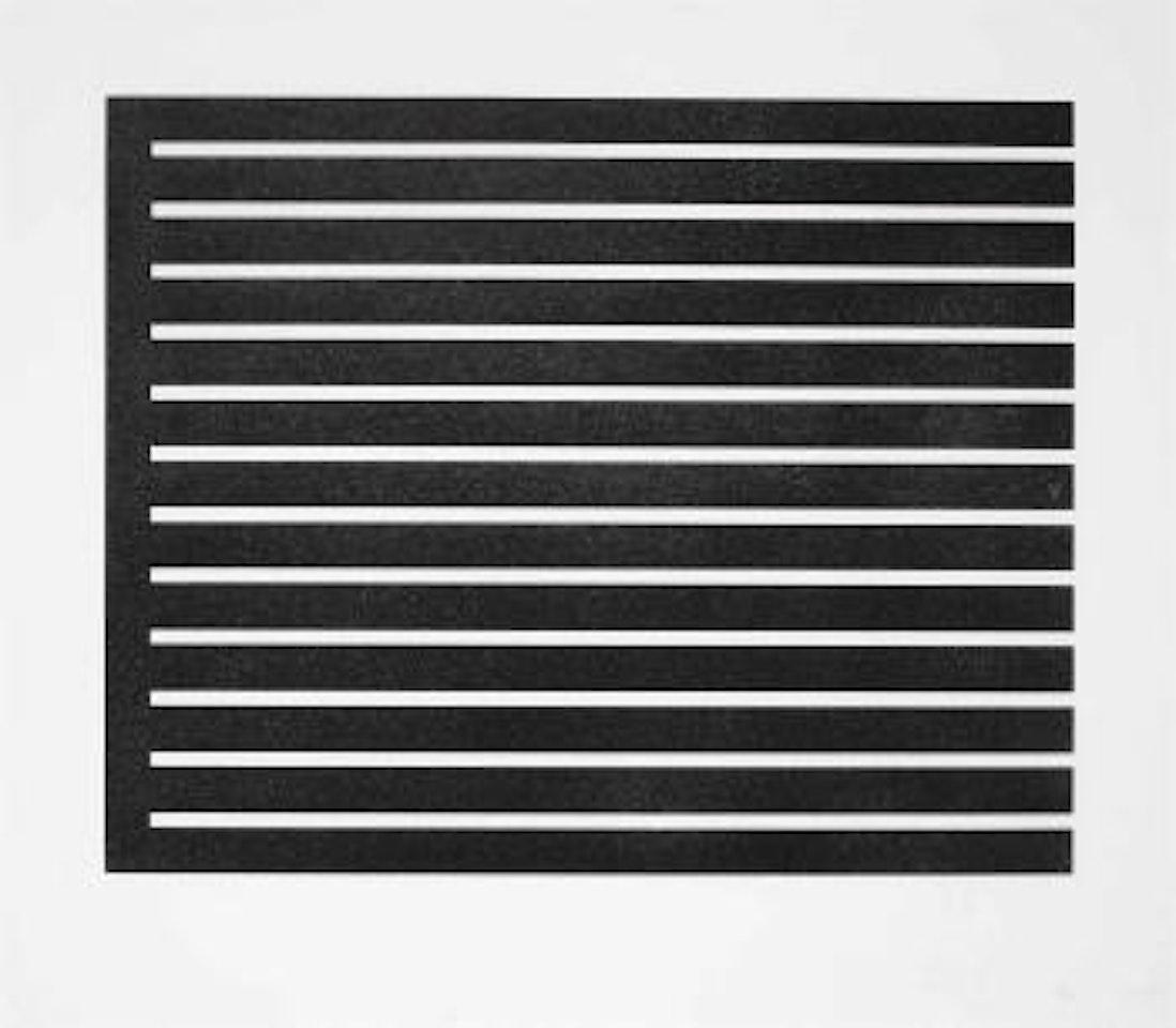 Untitled: two plates (Schellmann & Jitta 121, 122) by Donald Judd