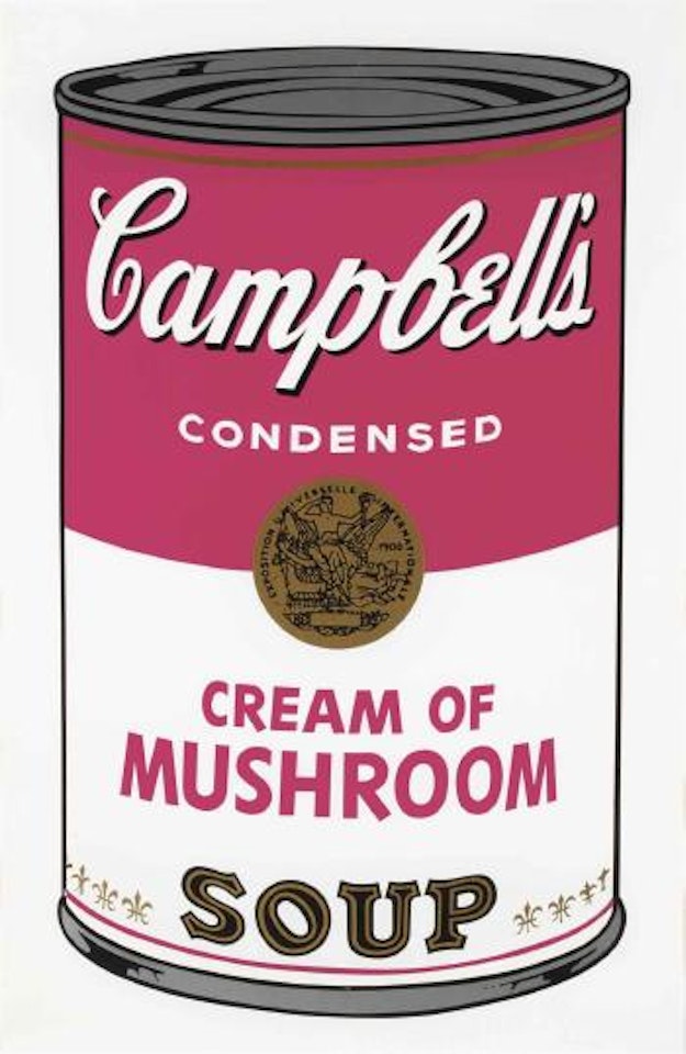 Cream of Mushroom, from Campbell's Soup I (F. & S. II.53) by Andy Warhol