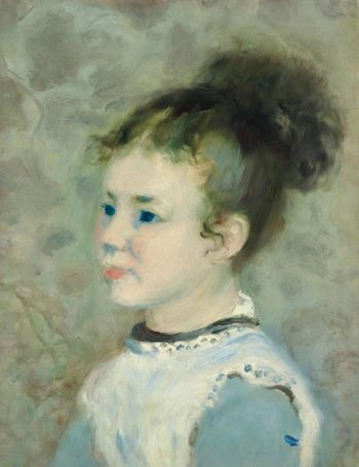Portrait De Jeanne Sisley by Pierre-Auguste Renoir