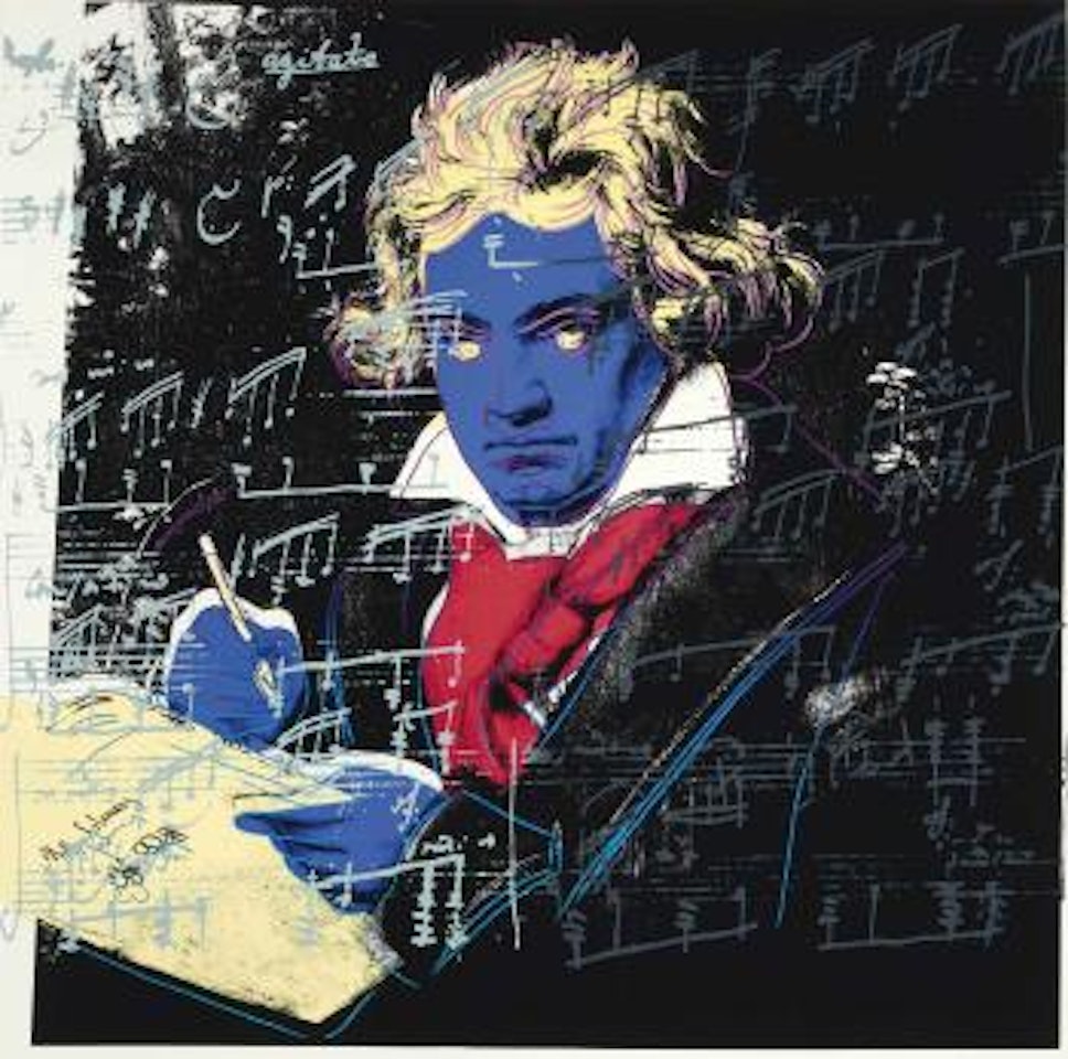 Beethoven: one plate (F. & S. II.390) by Andy Warhol