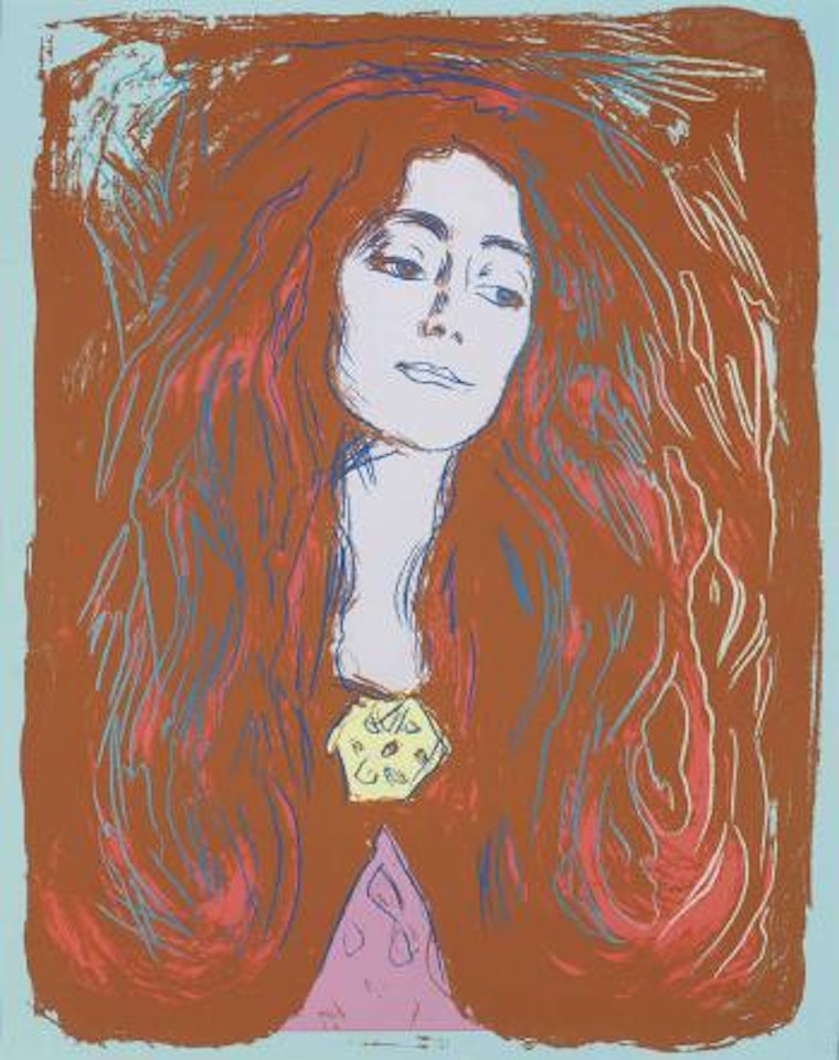 Eva Mudocci (After Munch) (see F. & S. IIIA.59) by Andy Warhol