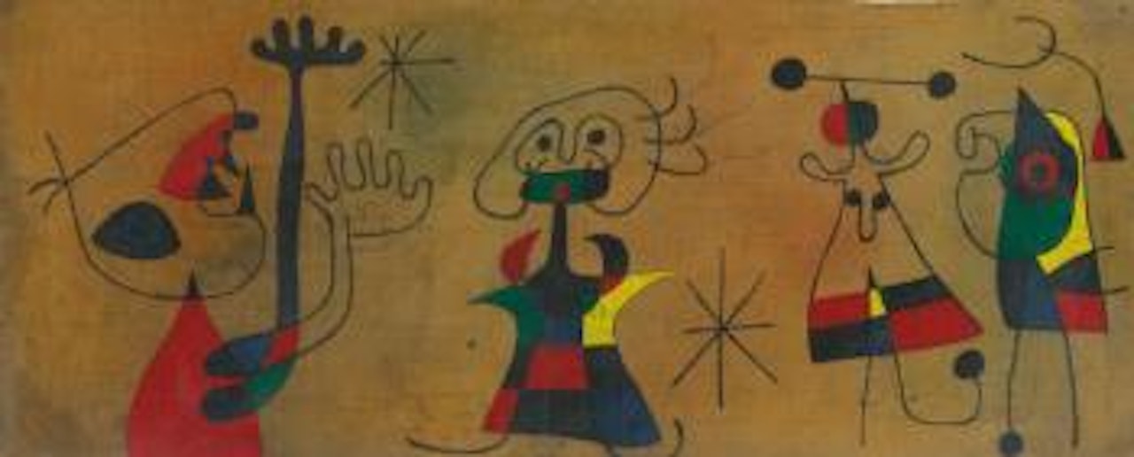 Personnages, Étoiles by Joan Miró