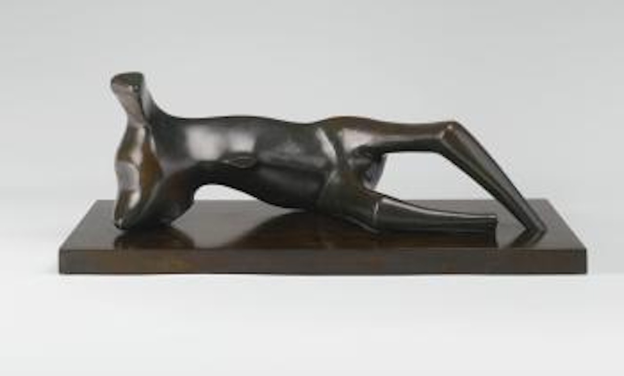 Working Model For Thin Reclining Figure by Henry Moore