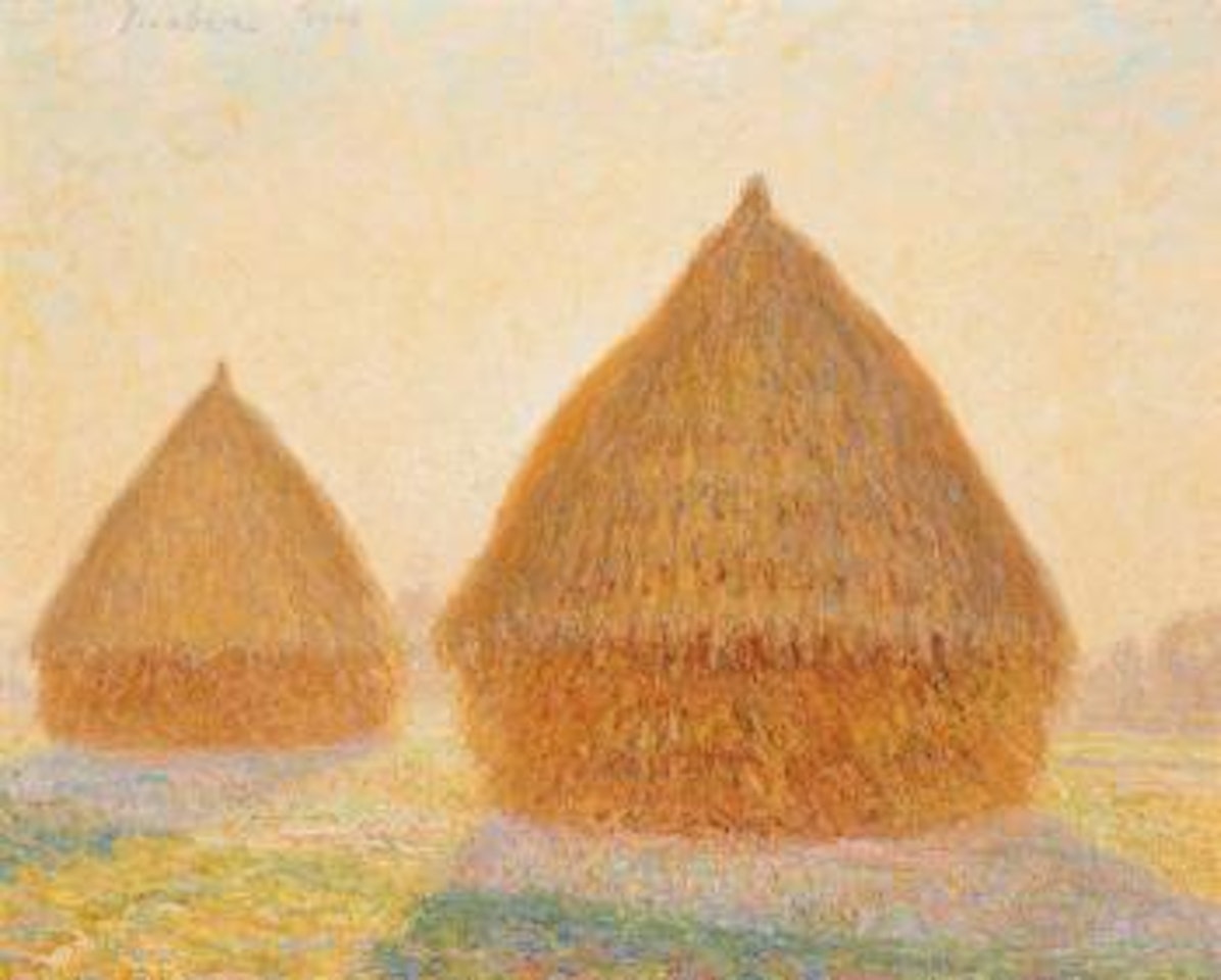 Meules à Contre-jour, Moret, Le Soir by Francis Picabia