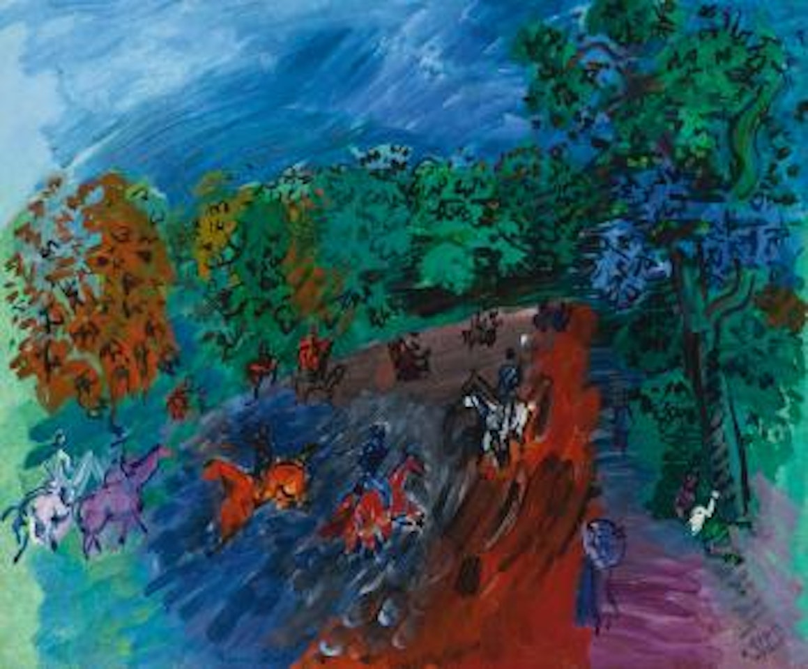L'entrainement Au Bois by Raoul Dufy