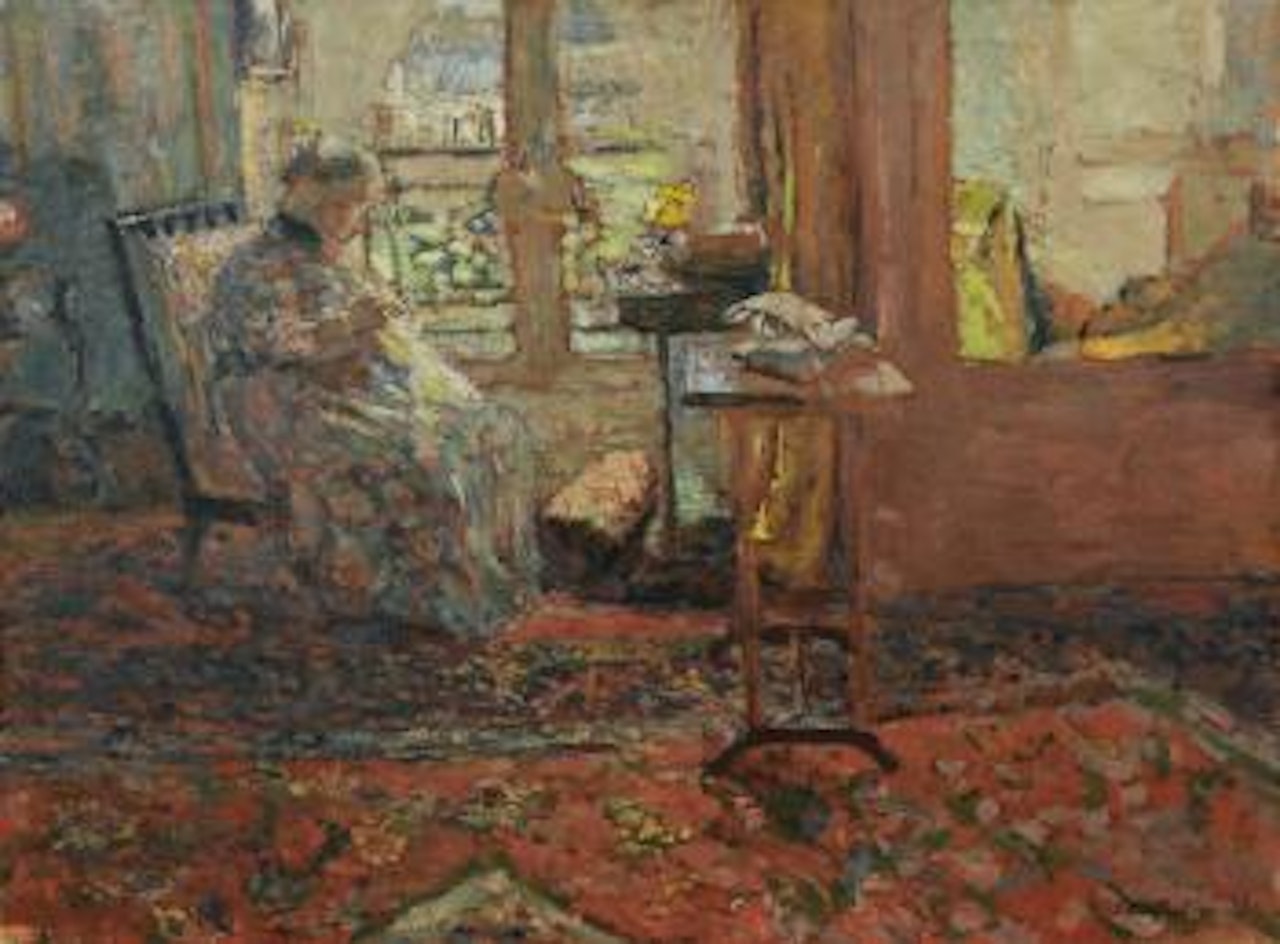 La Couseuse Devant La Fenêtre by Édouard Vuillard