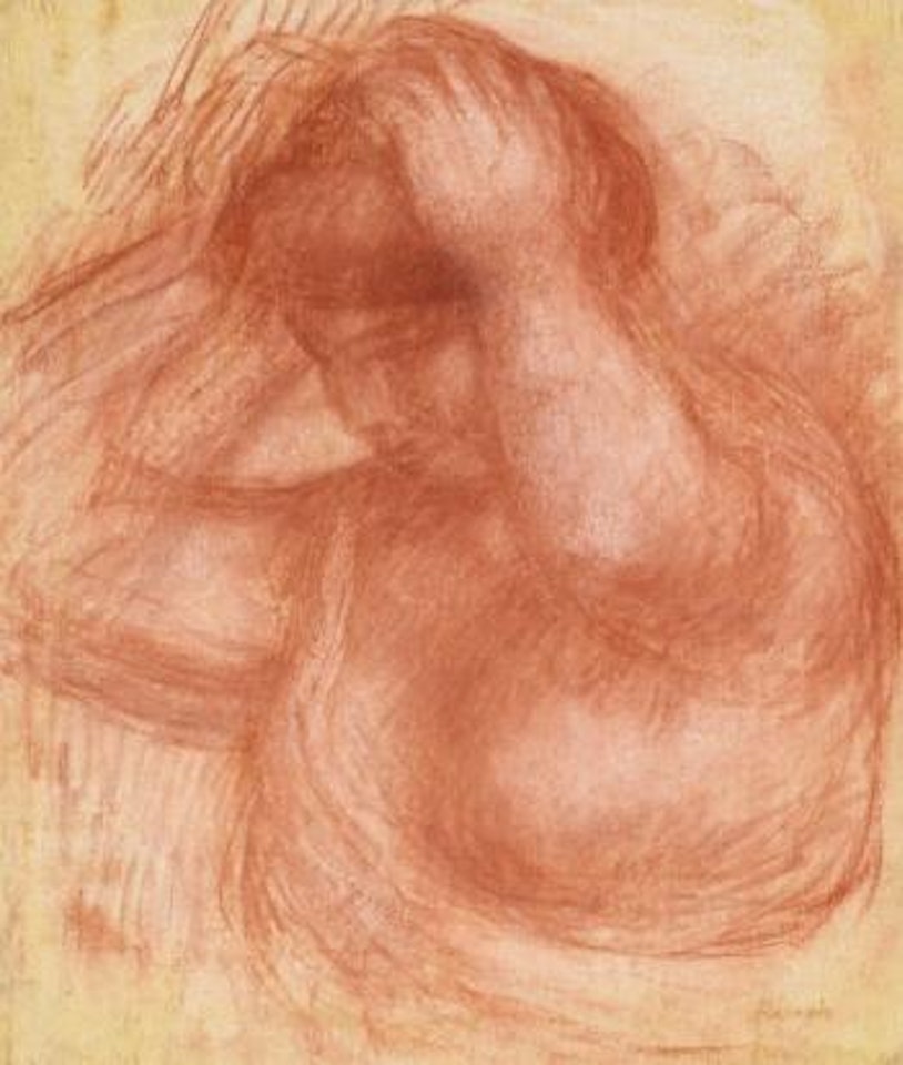 Femme Se Coiffant by Pierre-Auguste Renoir