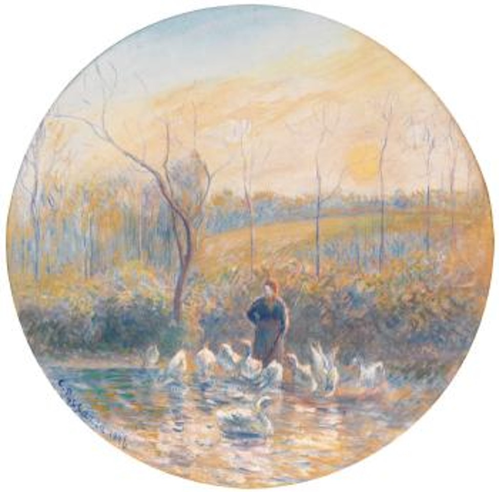 Gardeuse D'oies by Camille Pissarro