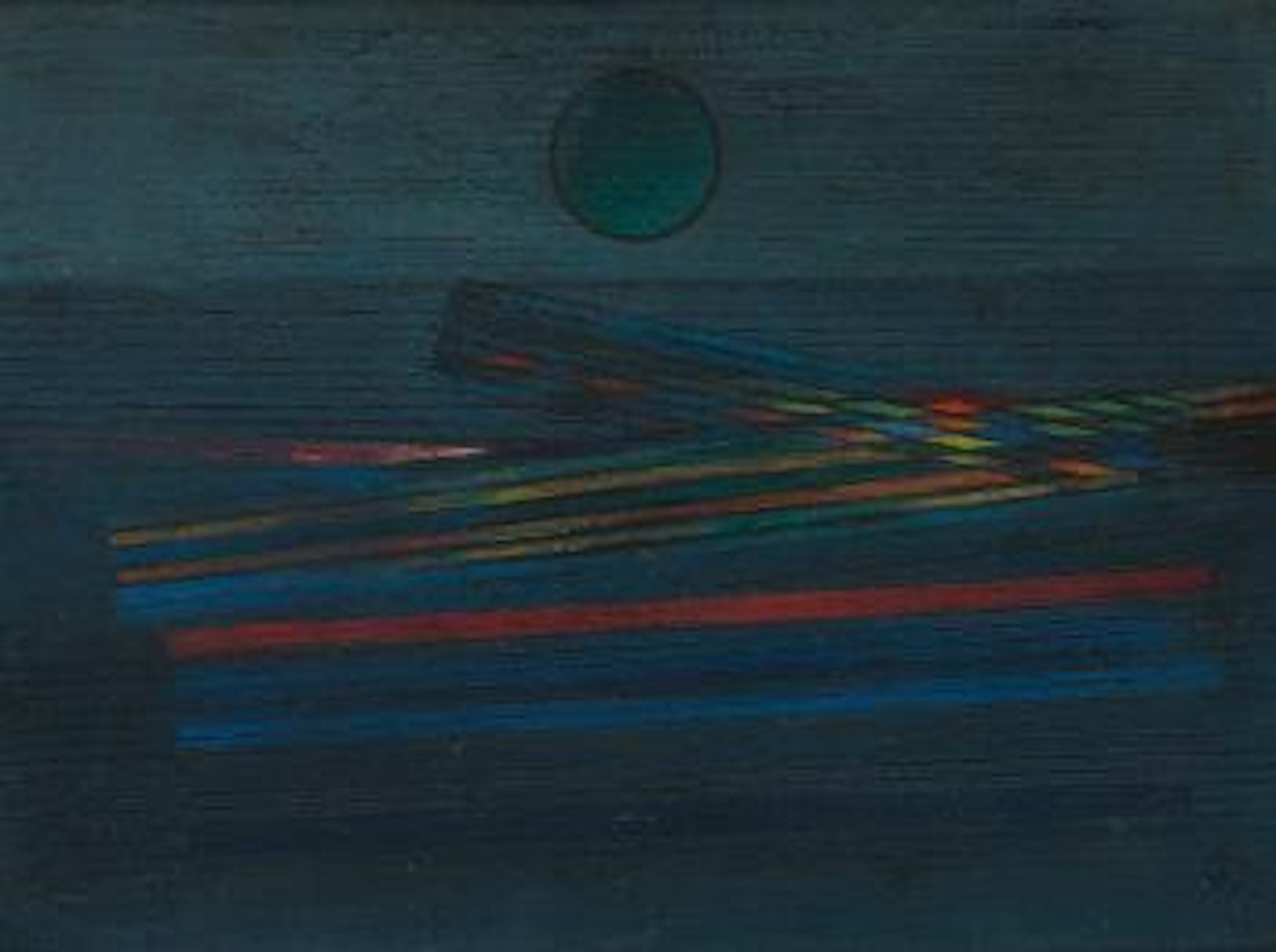 Soleil Couchant Vert by Max Ernst