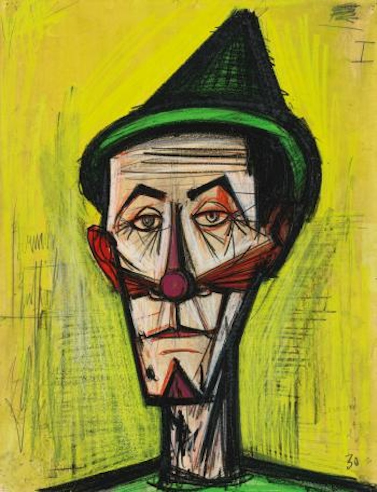Le Clown Pointu by Bernard Buffet
