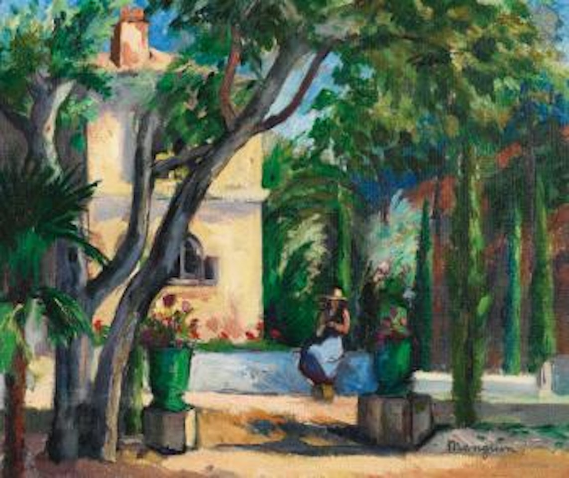 Le Jardin De L'oustalet, Saint Tropez by Henri Manguin
