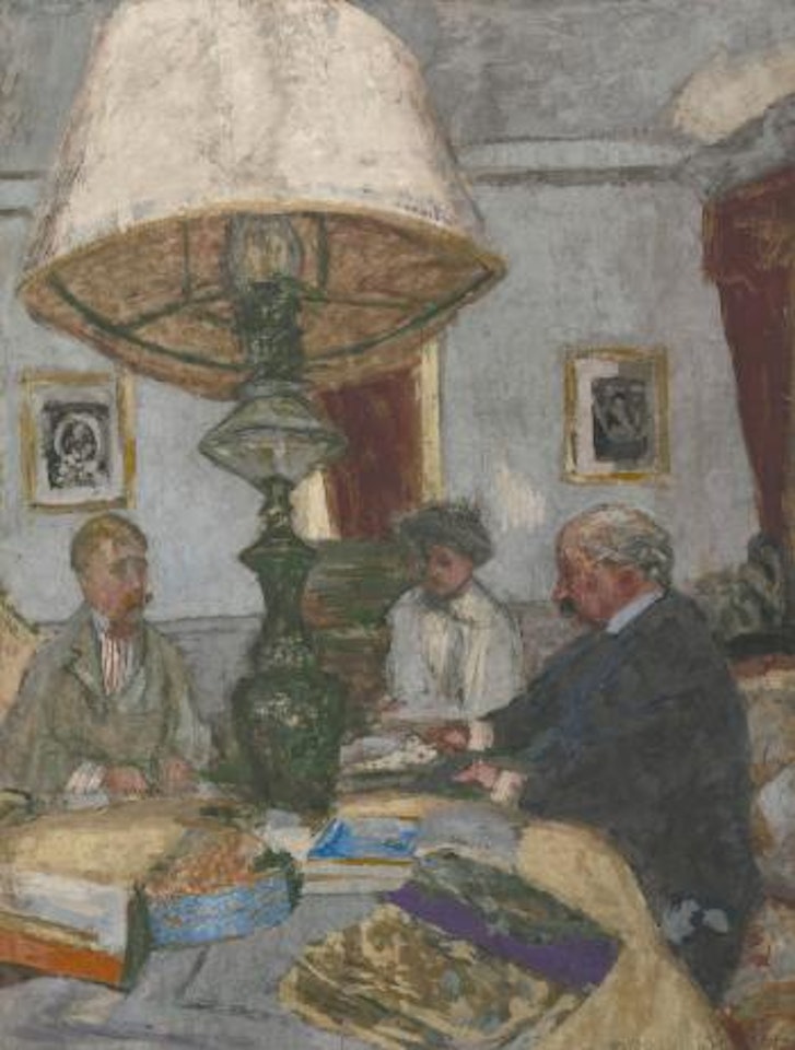 Sous La Grand Lampe à Saint-Jacut by Édouard Vuillard