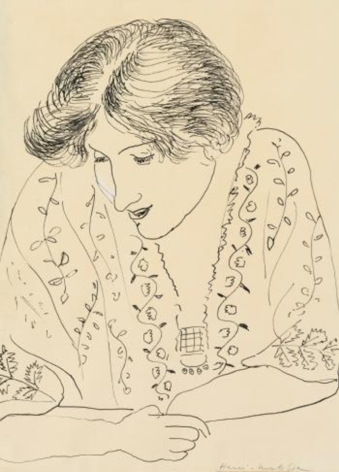 Femme Écrivant by Henri Matisse