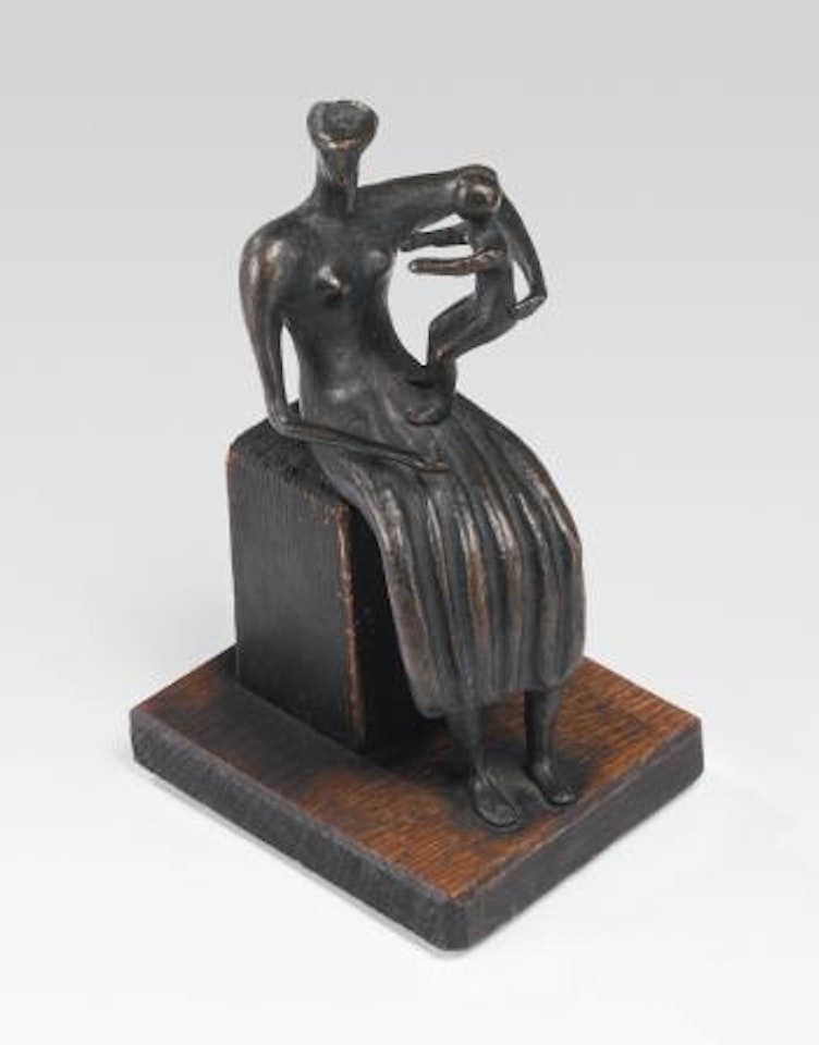 Mother And Child: Uncrossed Feet by Henry Moore