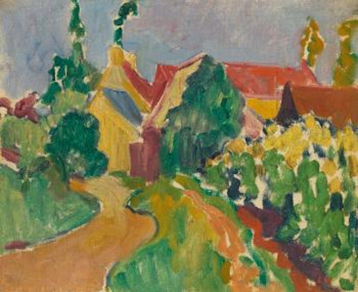Village En Normandie by Louis Valtat