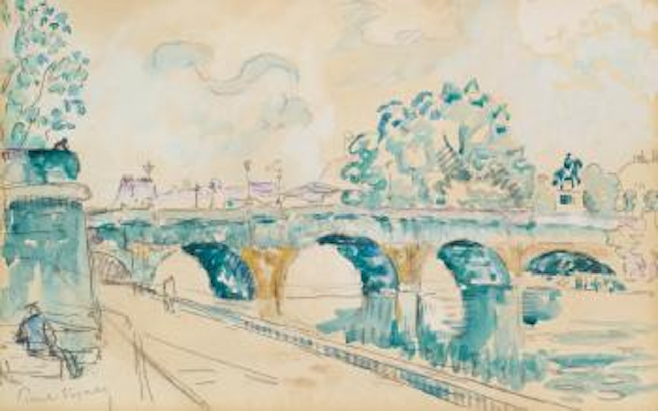 Paris. Le Pont Neuf by Paul Signac