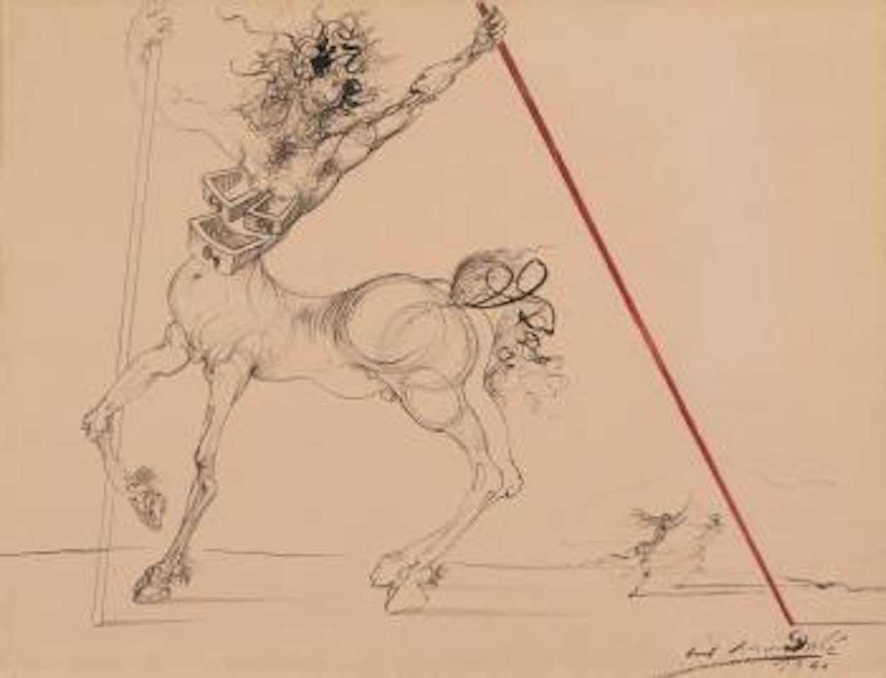 Centaure Aux Tiroirs by Salvador Dali