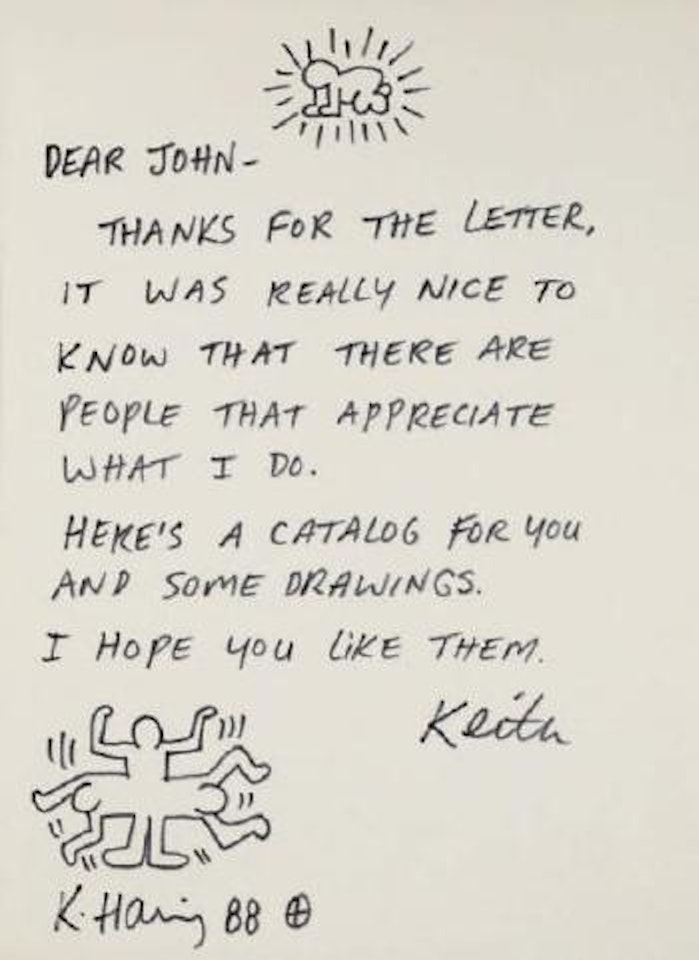 Dear John by Keith Haring