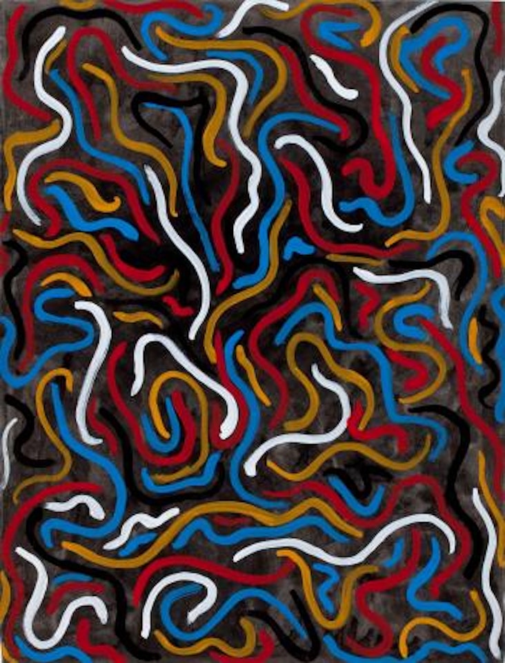 Squiggly Brush Strokes by Sol LeWitt