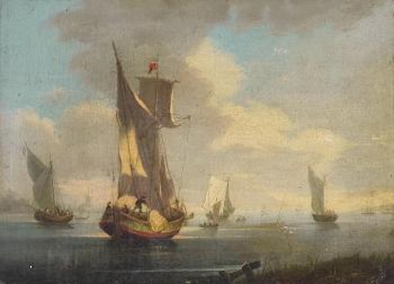 Harbor Scene by Francis Swaine