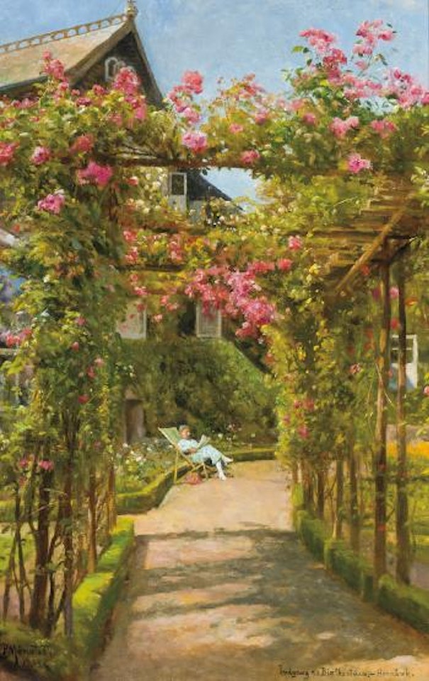 Entrance to Hornbeck by Peder Mork Monsted