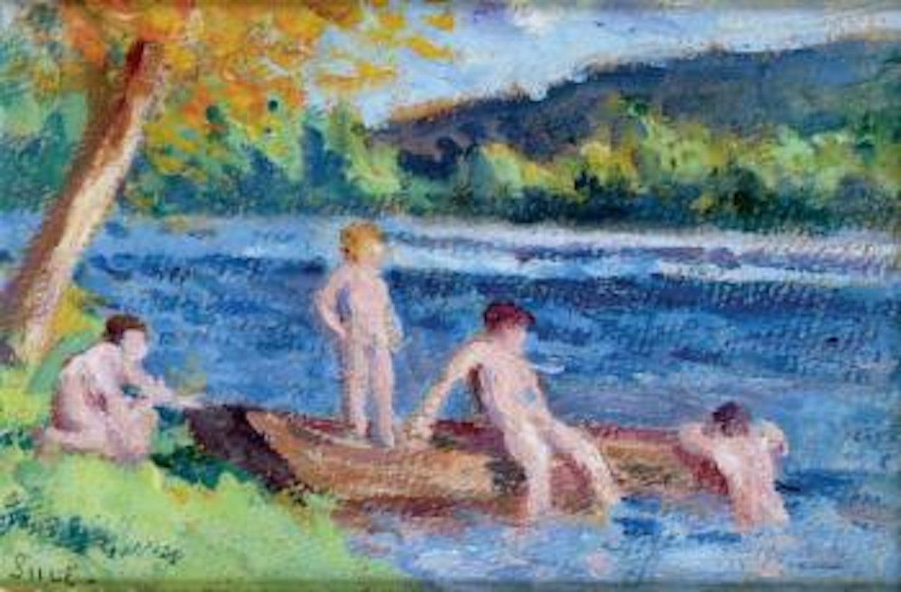 La baignade by Maximilien Luce