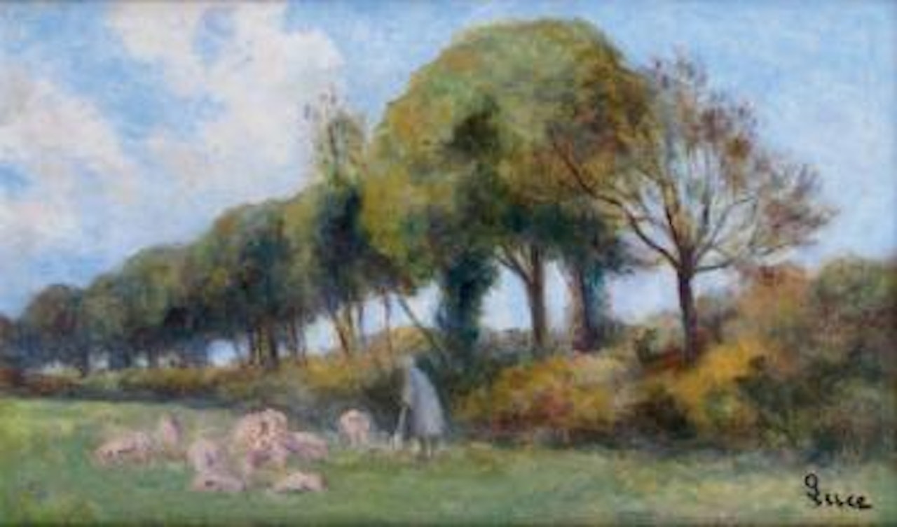 La bergère by Maximilien Luce