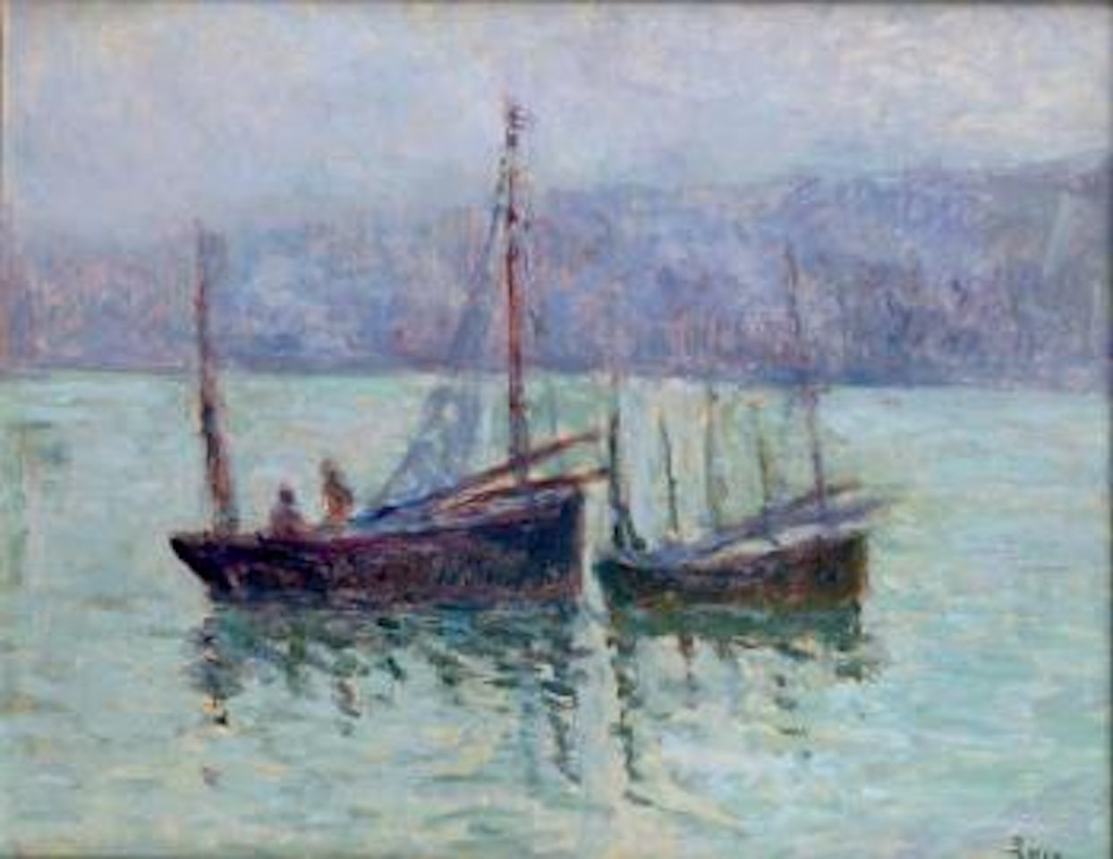 Les pêcheurs by Maximilien Luce