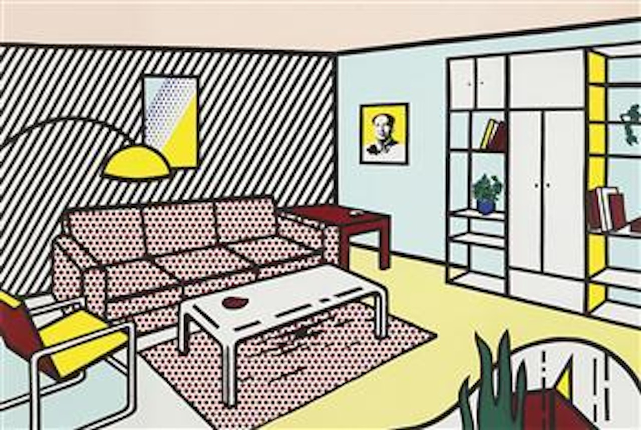 Modern Room, from Interior series by Roy Lichtenstein