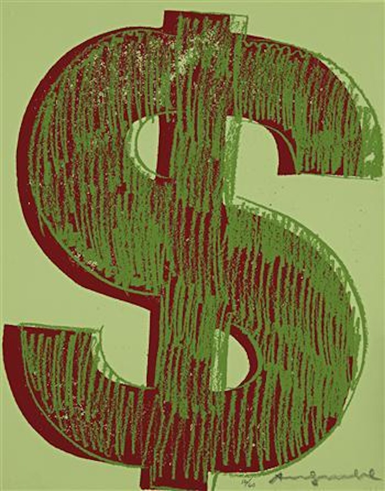 $ (1) by Andy Warhol