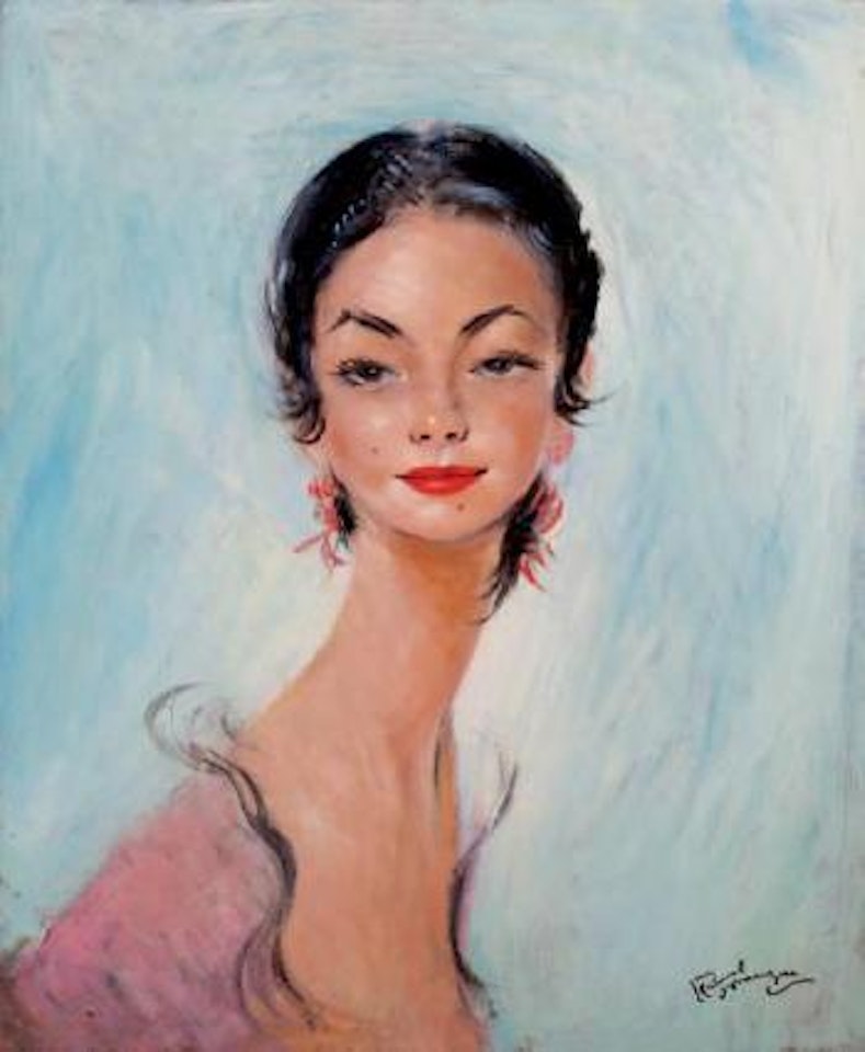 Portrait by Jean Gabriel Domergue