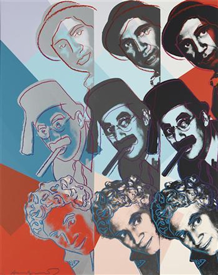 The The Marx Brothers, from Ten Portraits of Jews of the Twentieth Century by Andy Warhol