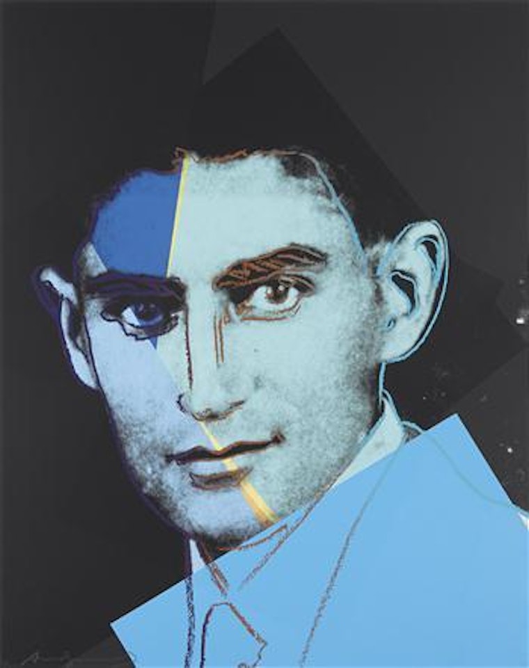 Franz Kafka, from Ten Portraits of Jews of the Twentieth Century by Andy Warhol