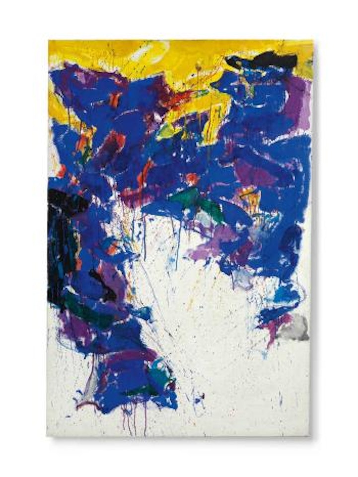 Violet, Yellow and White by Sam Francis