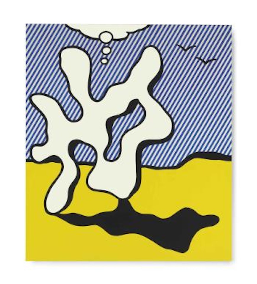 Figure in Landscape by Roy Lichtenstein