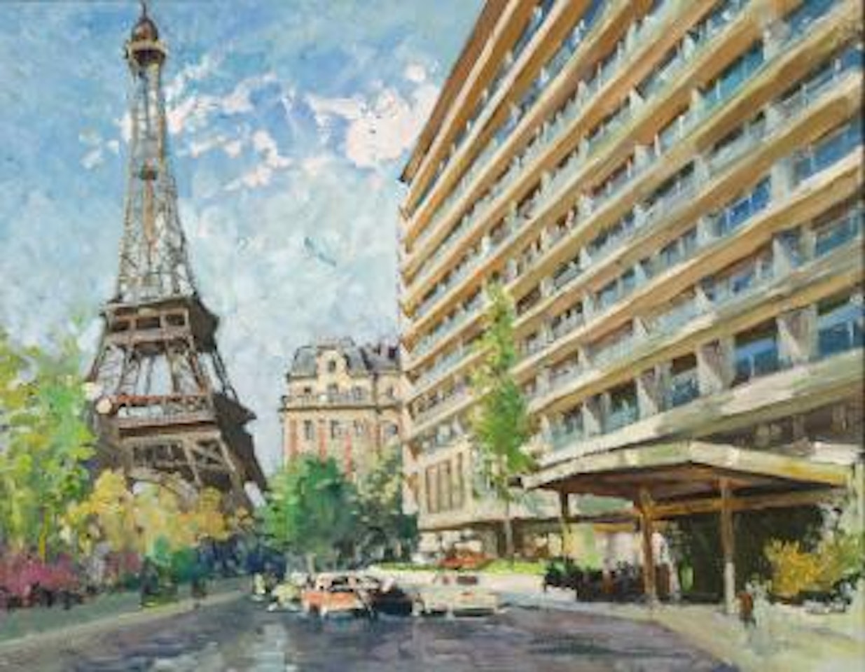Bateaux a bord de la Seine by Constantin Kluge