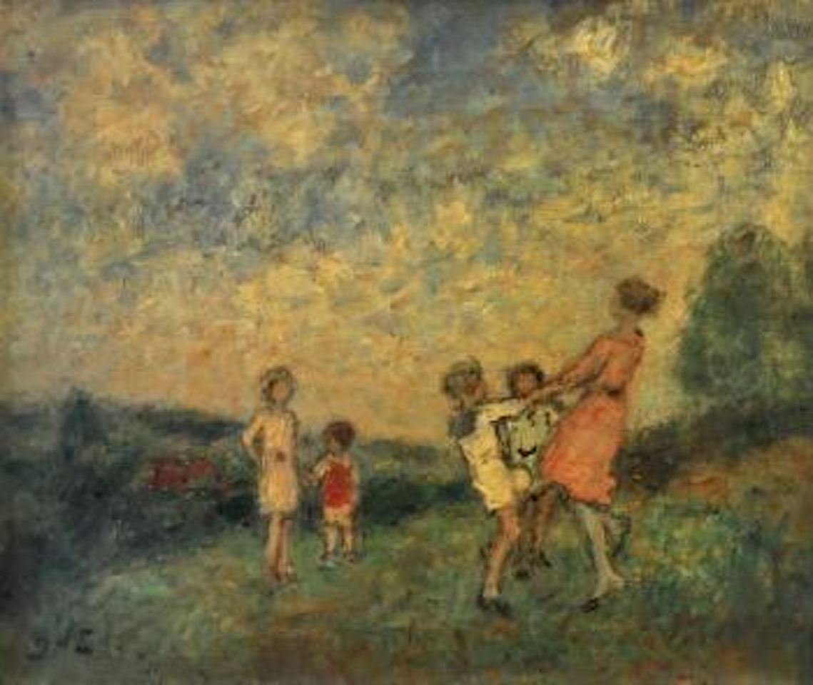 Scène de jeux by Georges d’Espagnat