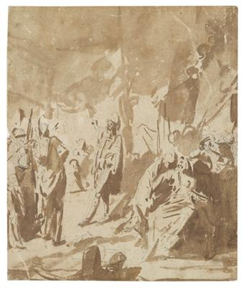 Historische Szene by Gaspare Diziani