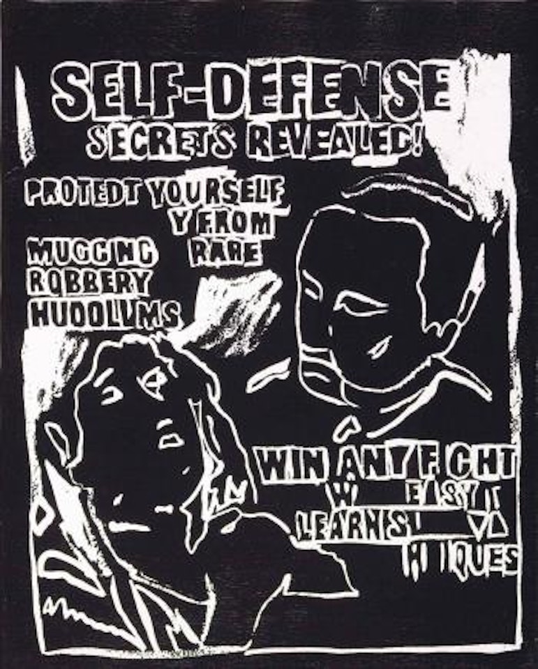 Self-Defense (Negative) by Andy Warhol