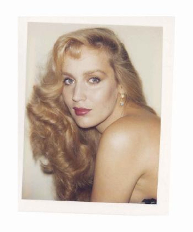 Jerry Hall by Andy Warhol