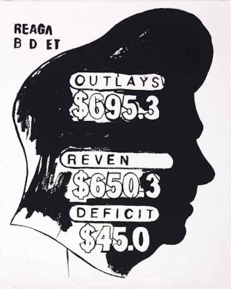 Reagan Budget (Positive) by Andy Warhol