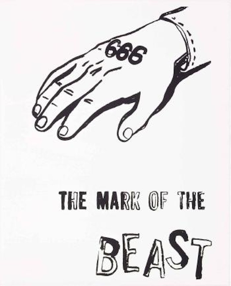 The Mark of the Beast (Positive) by Andy Warhol