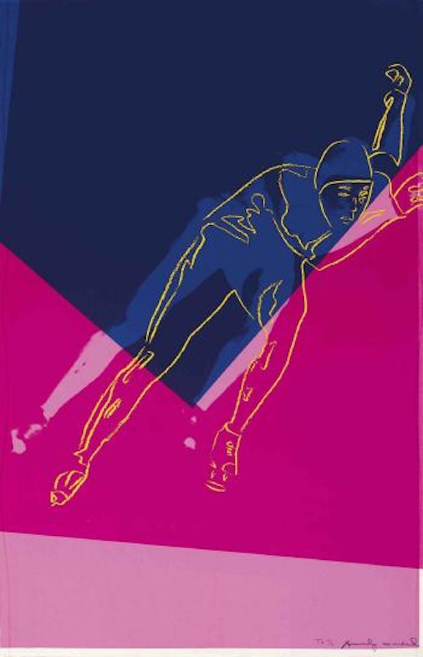 Speed Skater, from Arts and Sports by Andy Warhol