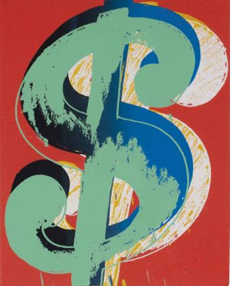 Dollar Sign by Andy Warhol