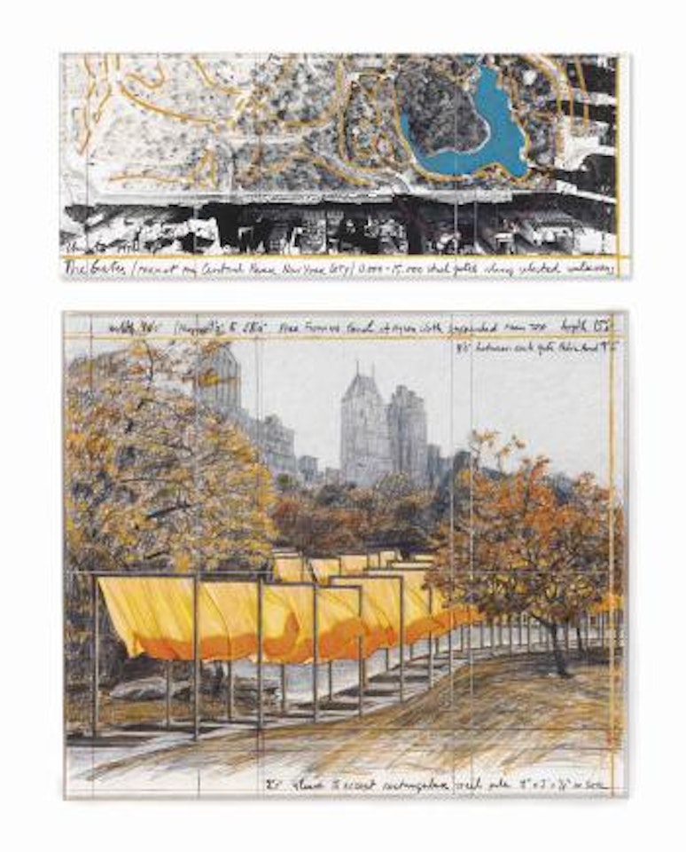 The Gates: Project for Central Park New York City by Christo