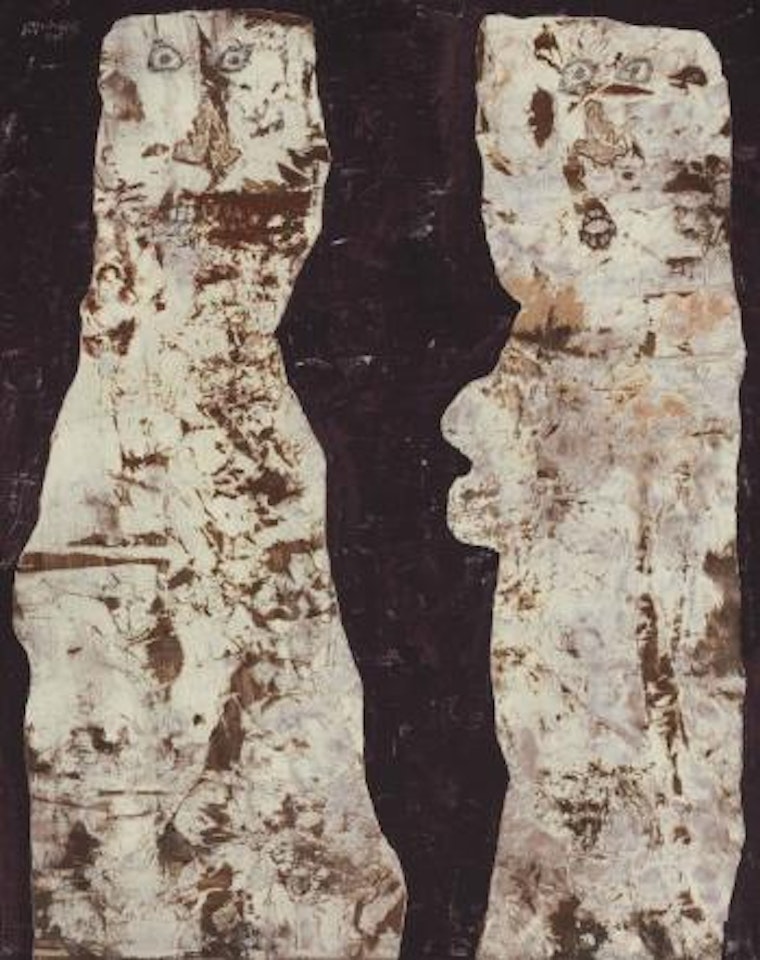Jeunes époux by Jean Dubuffet